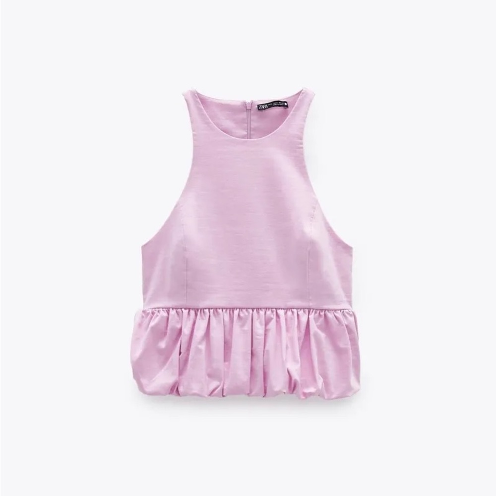 Zara Ruffled Halter Top - Picture 2 of 7